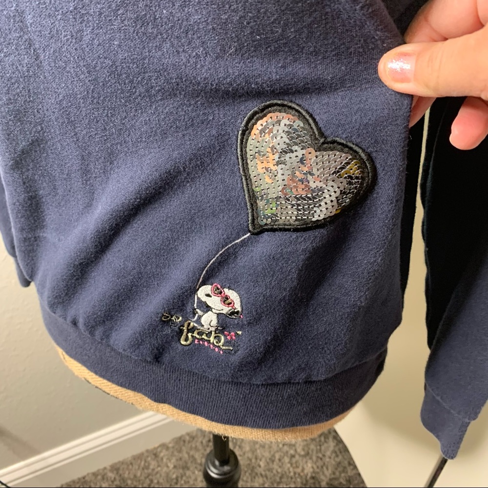 Snoopy Golf Patched Crewneck Sweatshirt - Picture 5 of 11